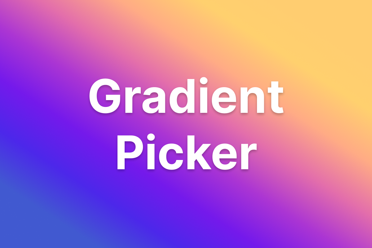 Gradient Picker Cover