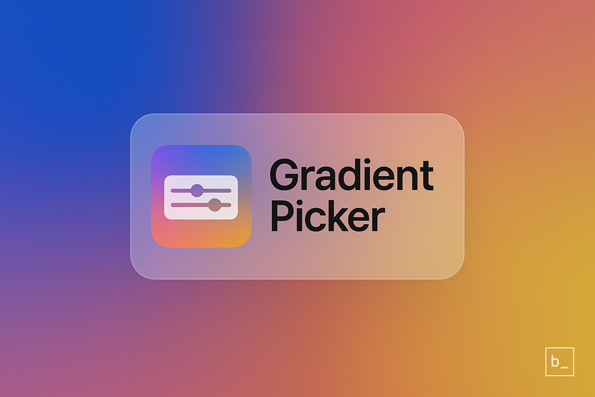 Gradient Picker Cover