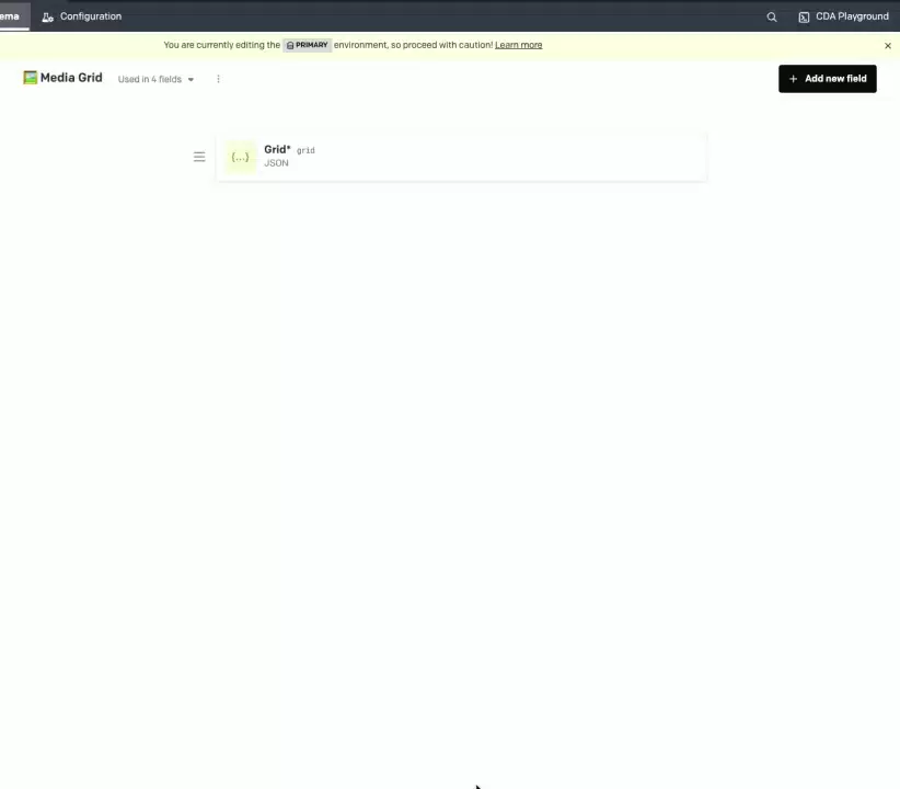 DatoCMS Plugin Buzz Media Grid Configuration