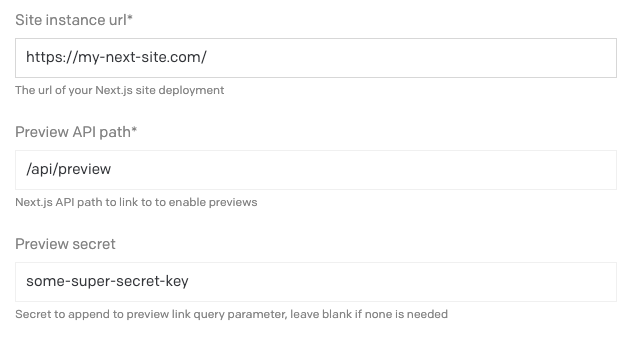 Next.js Preview Links - Plugins — DatoCMS
