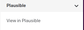 Plausible - Plugins — DatoCMS