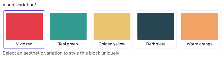 Grid layout example